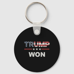 Trump Won T 4th Of July American Flag Key Ring