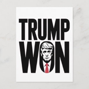 Trump Won Trump Vance Election President Speech  Postcard