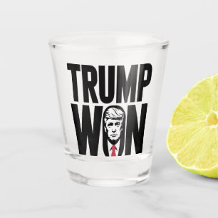Trump Won Trump Vance Election President Speech  Shot Glass