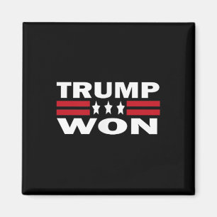 Trump Won Trump Waste Management Funny Garbage Tru Magnet