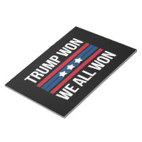 Trump Won We All Won 2024 USA Flag Trump Won
