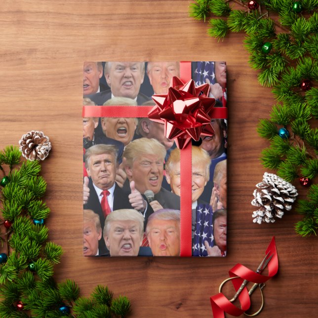 Trump Wrapping Paper (Holiday Gift)