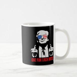 Trump You Missed Again Funny Trump Won Trump 2025  Coffee Mug