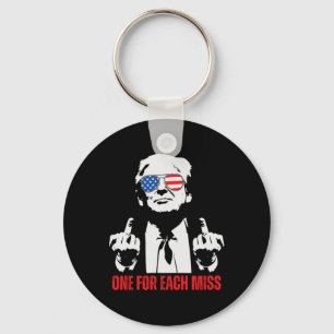 Trump You Missed Again Funny Trump Won Trump 2025 Key Ring