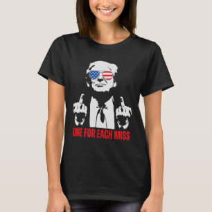 Trump You Missed Again Funny Trump Won Trump 2025 T-Shirt