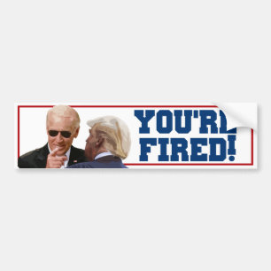 Trump You're Fired Biden 2024 Bumper Sticker