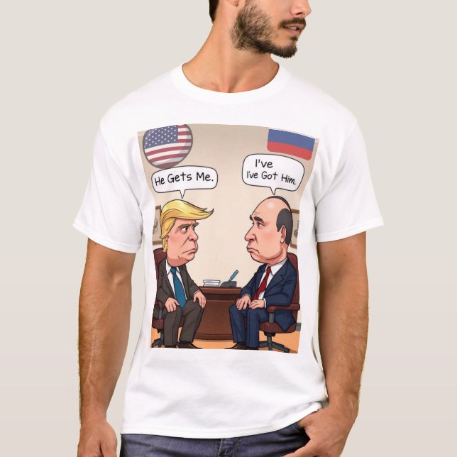 Trump Zelensky Meeting T-Shirt (Front)