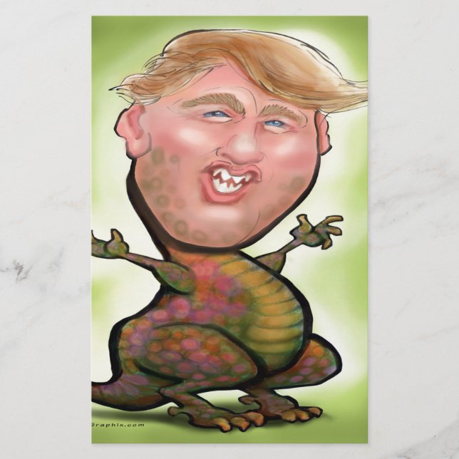 Trump Zilla Stationery (Front)