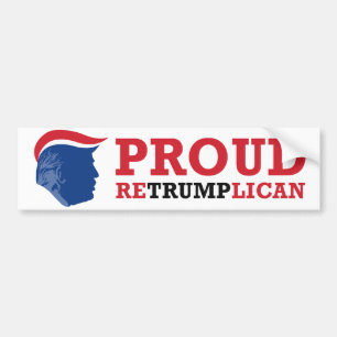 TrumpBumperTemp President Retrumplican -.png Bumper Sticker