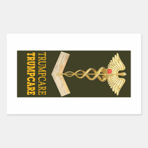 TrumpCare--One Hat Rectangular Sticker