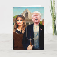 Trumped American Gothic