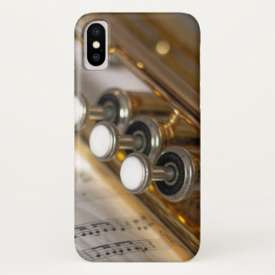 Trumpet and Sheet Music Brass Instrument Case-Mate iPhone Case