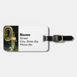 Trumpet And Tuba Luggage Tag
