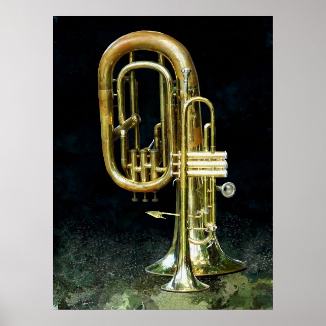 Trumpet and Tuba Poster (Front)