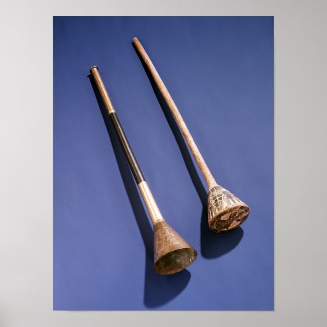 Trumpet and wooden stopper poster (Front)