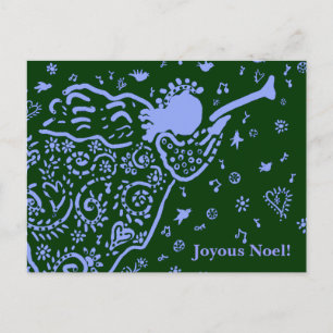 Trumpet Angel Postcard