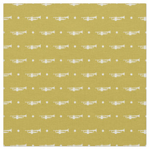 Trumpet Band Orchestra Brass Instrument Music Gold Fabric
