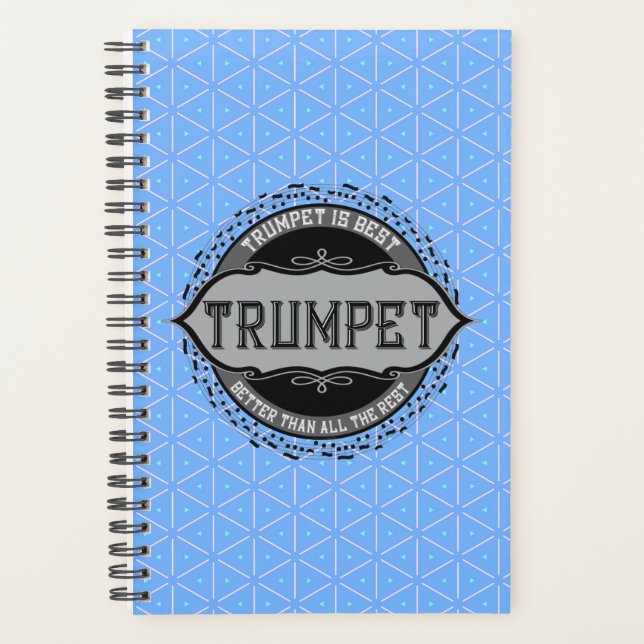 Trumpet Best Music Note Circle Planner (Front)