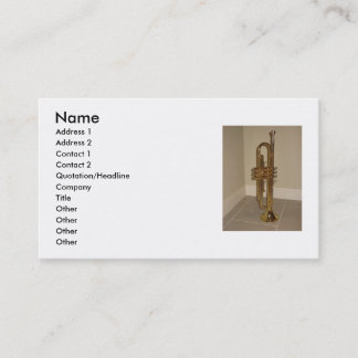 Trumpet business card