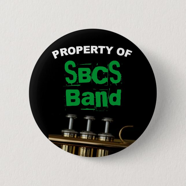 Trumpet Button for Band (Front)