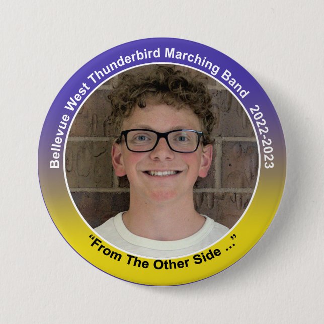 Trumpet Casey 10 7.5 Cm Round Badge (Front)