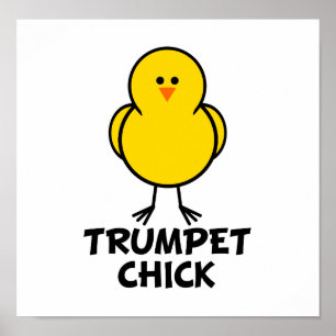 Trumpet Chick Poster