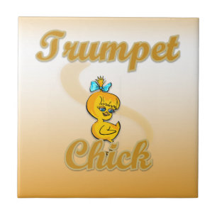 Trumpet Chick Tile