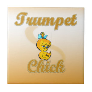 Trumpet Chick Tile