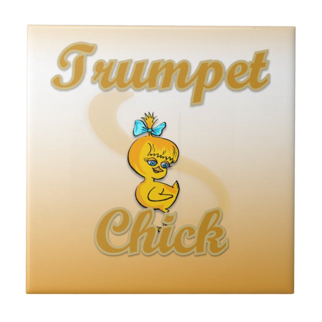 Trumpet Chick Tile (Front)