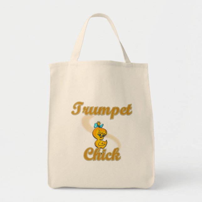 Trumpet Chick Tote Bag (Front)