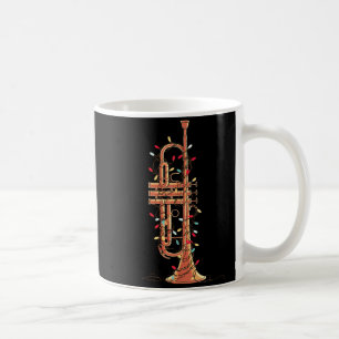 Trumpet Christmas Graphics Lights Lover Player Tru Coffee Mug