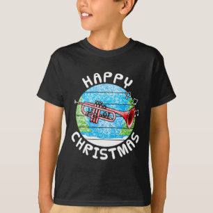 Trumpet Christmas Trumpeter Br Musician Music Teac T-Shirt