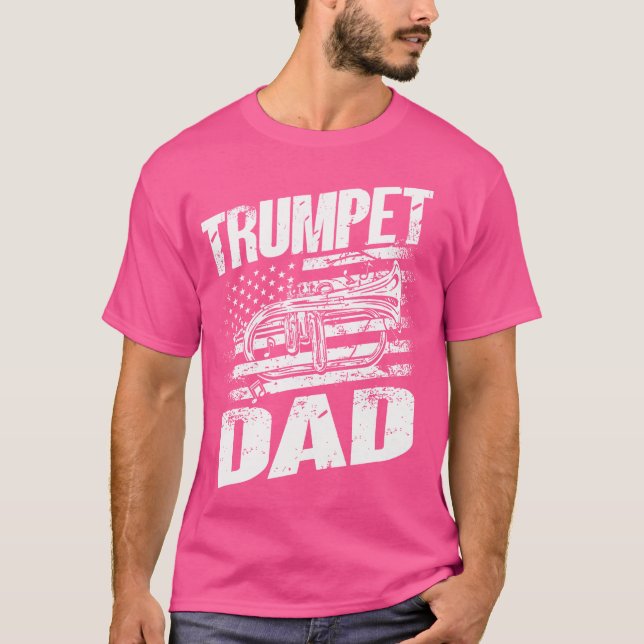 Trumpet Dad - Trumpeter Trumpet T-Shirt (Front)