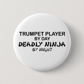 Trumpet Deadly Ninja by Night 6 Cm Round Badge
