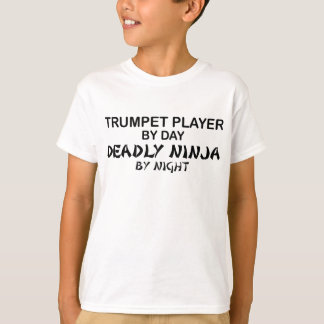 Trumpet Deadly Ninja by Night T-Shirt