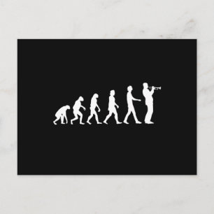 Trumpet Evolution Postcard