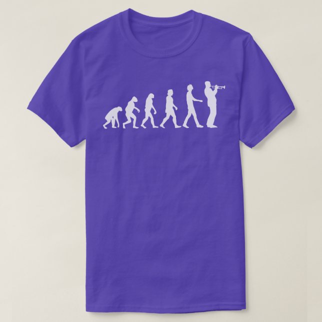 Trumpet Evolution T-Shirt (Design Front)