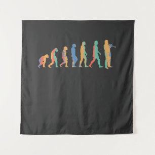 Trumpet Evolution Tapestry