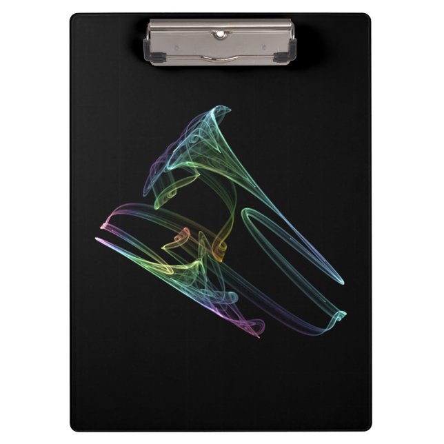 Trumpet Fractal Clipboard (Front)