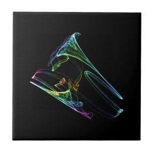 Trumpet Fractal Tile