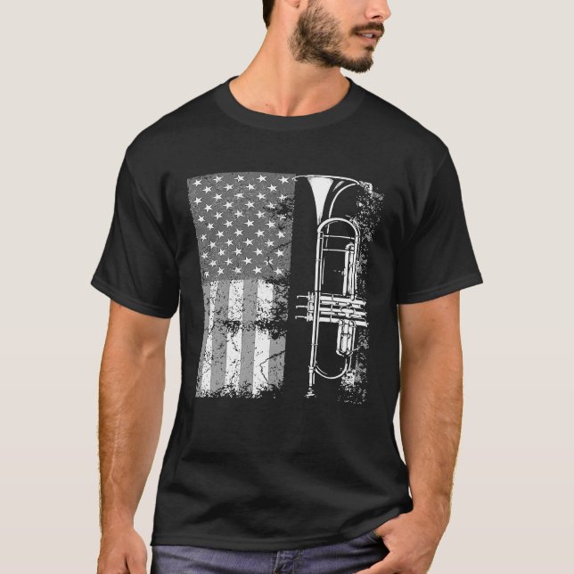 Trumpet - Funny Trumpet Player For Men Women Cool T-Shirt (Front)