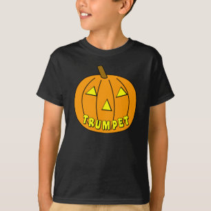 Trumpet Halloween Pumpkin T-Shirt