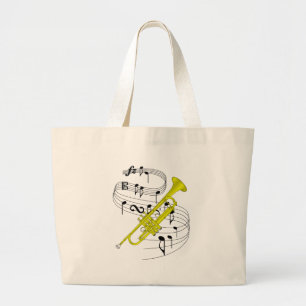 Trumpet Large Tote Bag