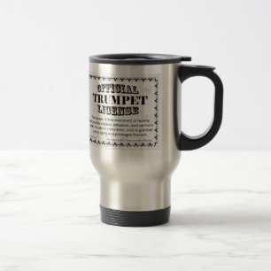 Trumpet License Travel Mug