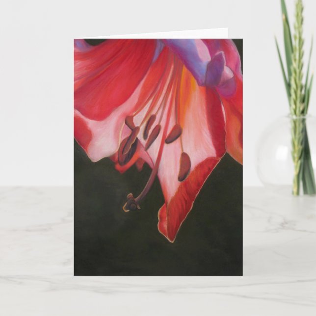 Trumpet Lily Card (Front)