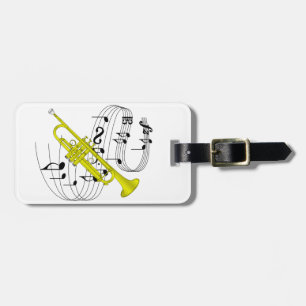Trumpet Luggage Tag