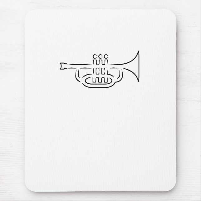trumpet mouse mat (Front)