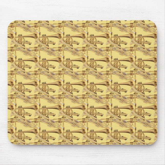 Trumpet Mouse Mat (Front)