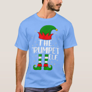 Trumpet Music Lover Xmas Lighting The Trumpet Elf T-Shirt