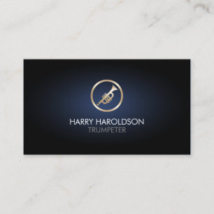 Trumpet Music Musician Business Card
